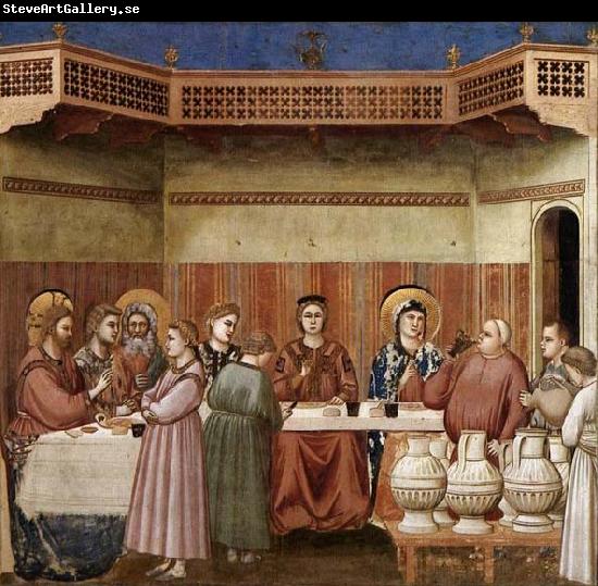 GIOTTO di Bondone Marriage at Cana